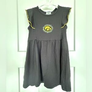 Iowa Hawkeyes Toddler Dress 4T Rivalry Threads Black Yellow